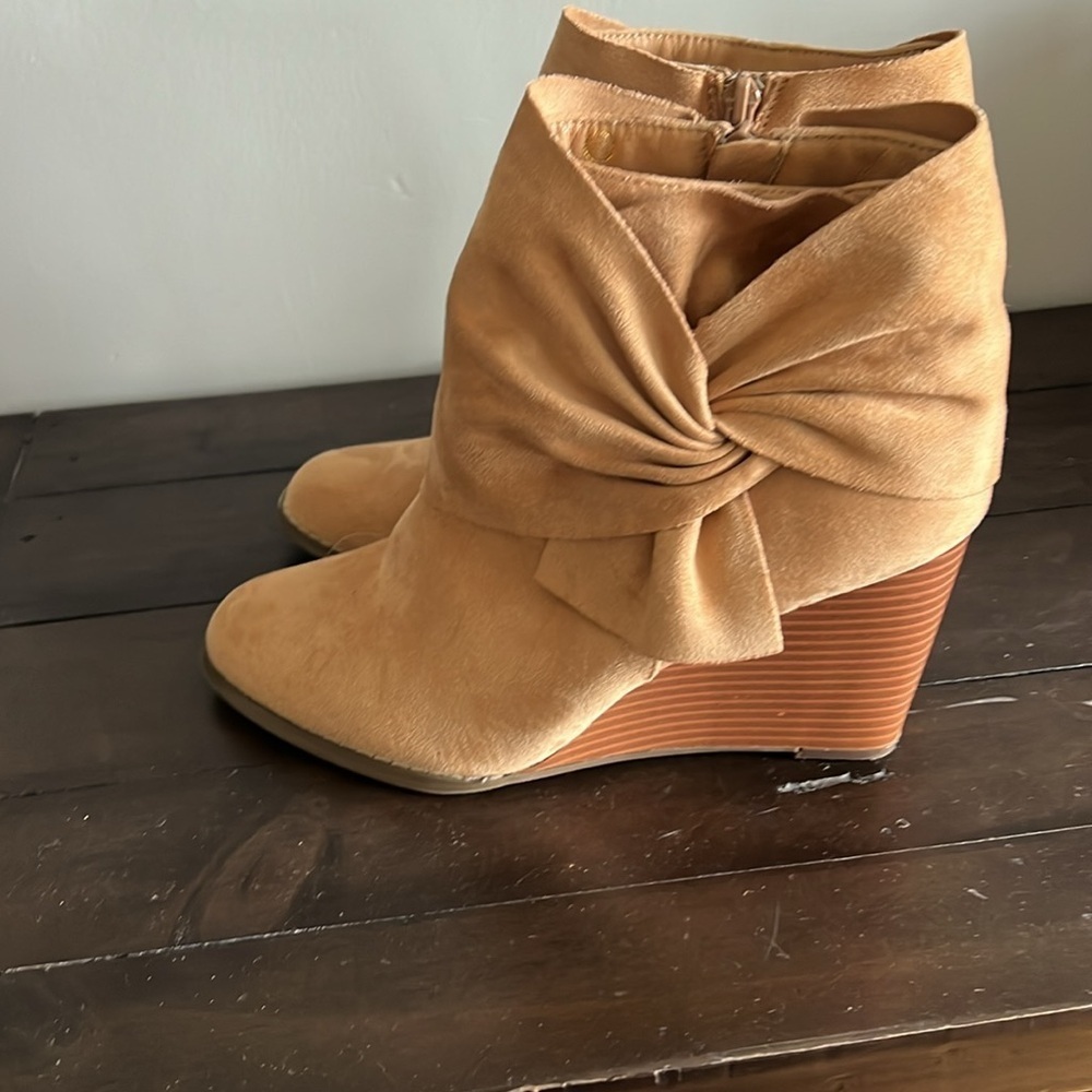 Suede booties